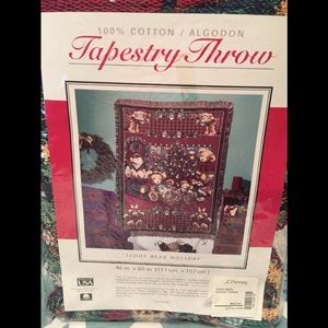 Decorative Christmas throw